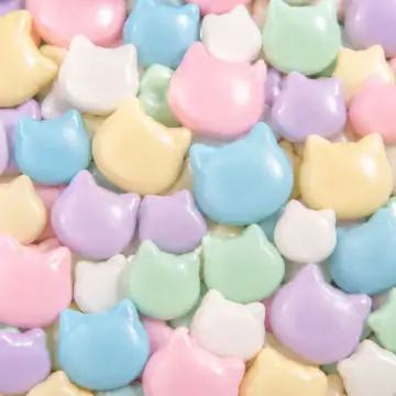 Cat Face Sugar Beads