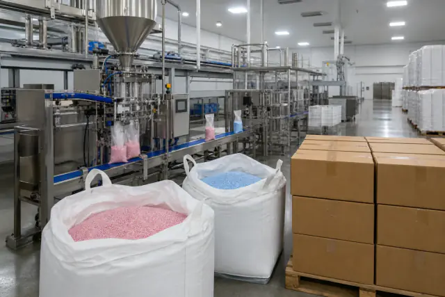 Automated bulk packing and shipping line
