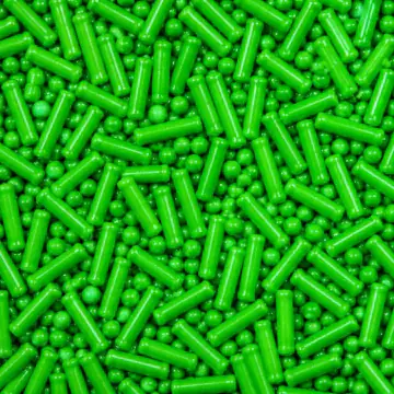 Green sprinkles