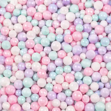 Pastel sugar beads