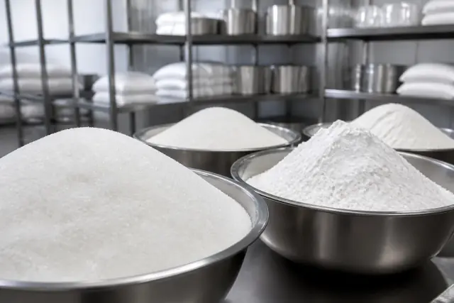 Food-grade raw sugar ingredients