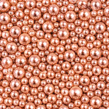 Rose Gold metallic beads
