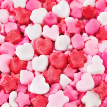 Shaped sugar sprinkles