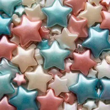 Star Shaped Sugar Beads